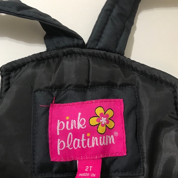 PINK PLATINUM Girl 
POLKA GRID 2-PIECE SNOWSUIT - Picture 10 of 11